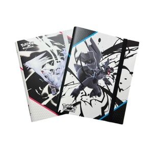 Lot of 2 Official Pokemon Binders Black Bolt & White Flare New